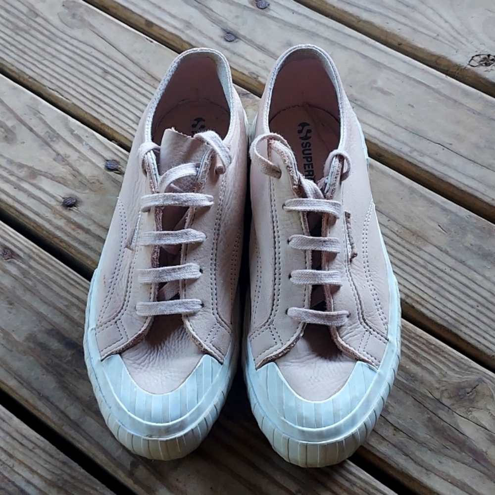 Superga suede tennis shoes